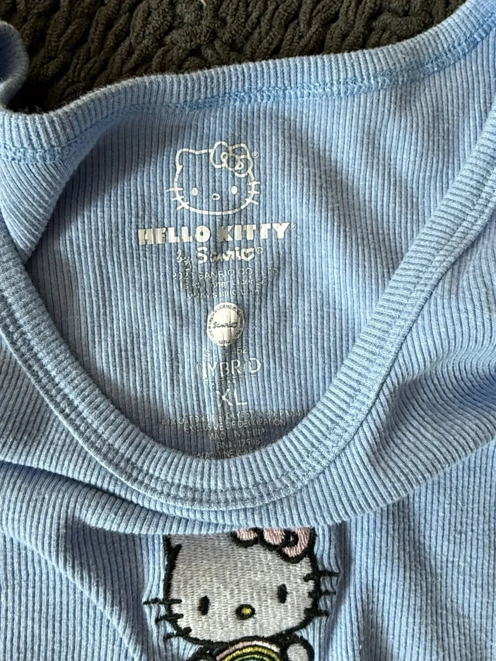 Hello Kitty Light Blue Tank Top - Picture 4 of 4